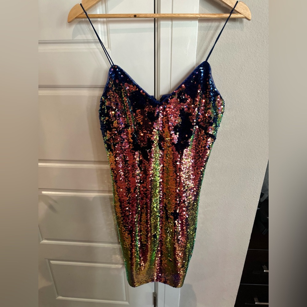 Aidan Mattox sequin dress, mini dress size 6